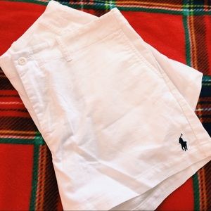 ✨✨White POLO shorts NWOT SIZE 10✨✨